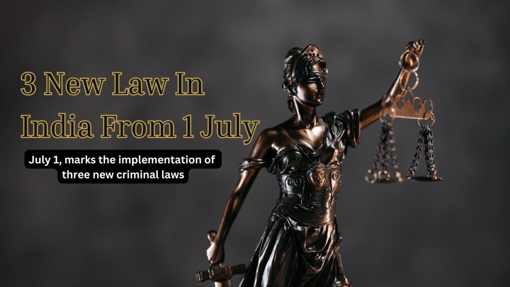 July 1, marks the implementation of three new criminal laws- Global News Article 